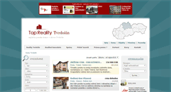 Desktop Screenshot of domy.reality-tvrdosin.eu